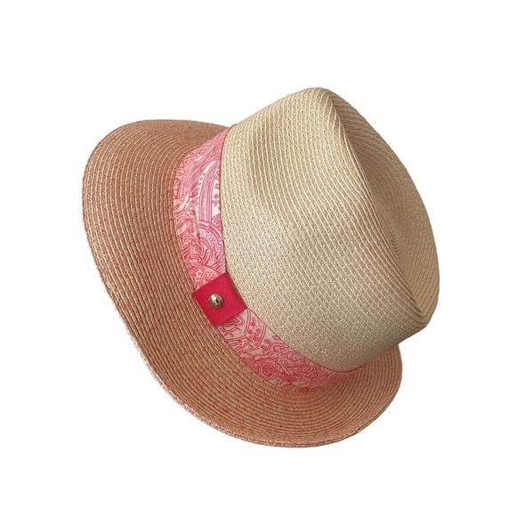 Kooringal women’s Thea Fedora hat,mid size,pink, 2 toned,one size fits most,New - Picture 6 of 6